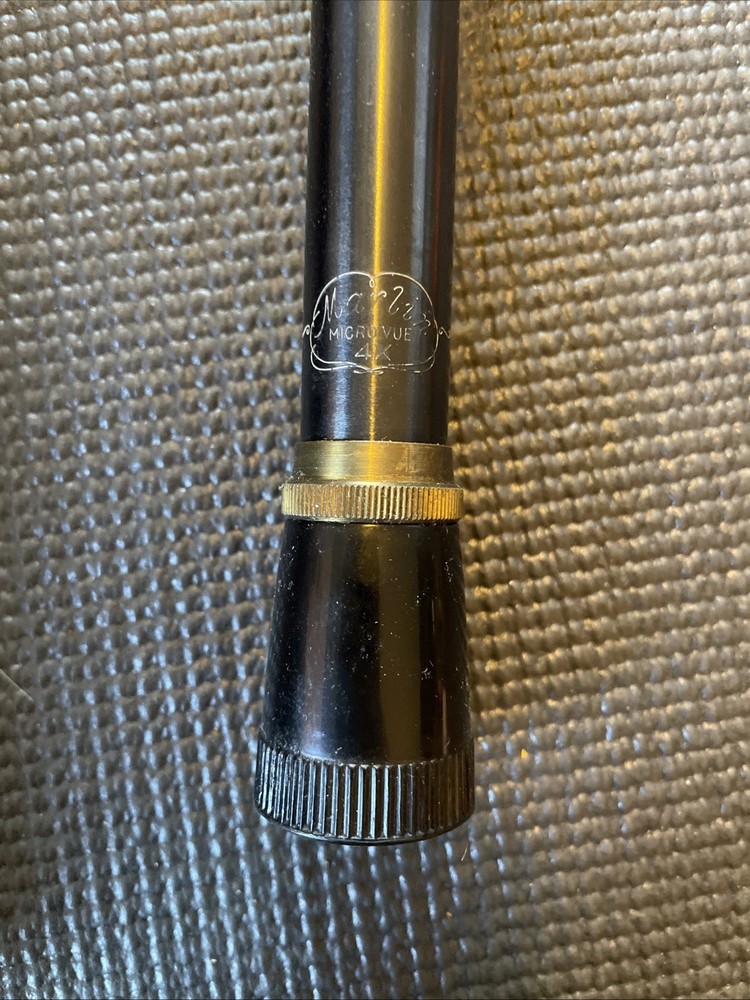 VINTAGE MARLIN MICRO-VUE 4X .22 Cal. RIFLE SCOPE