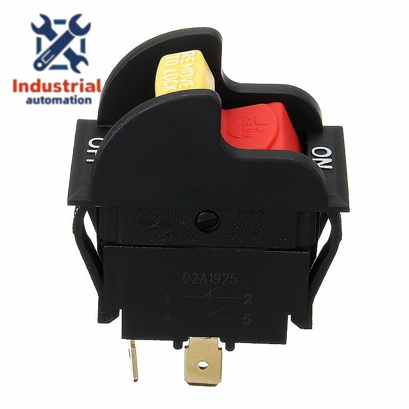 Kedu HY7 self locking switch self locking device up and down pull switch 250v12a