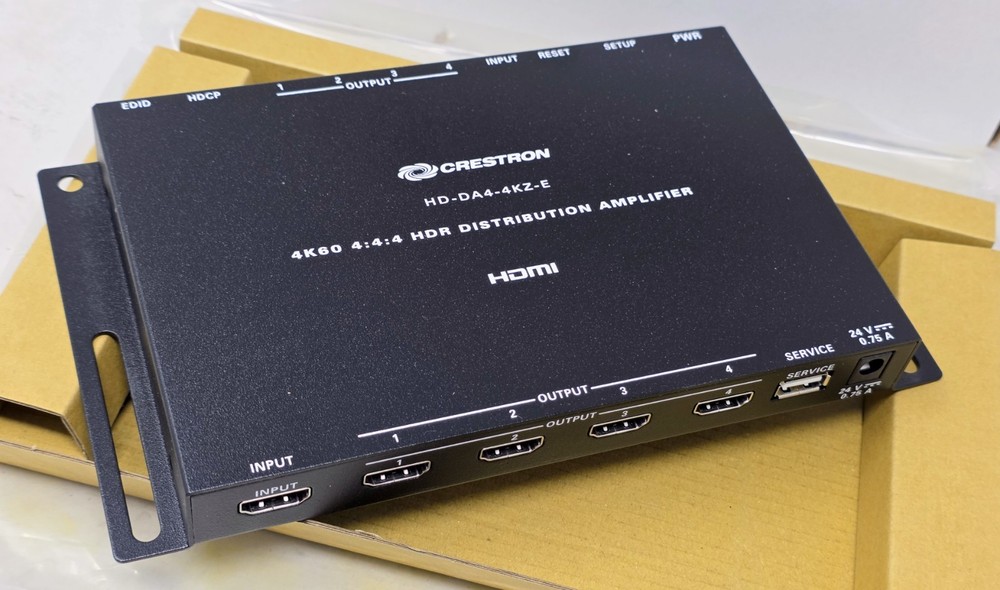 CRESTRON HD-DA4-4KZ-E Distribution Amplifier 6509697