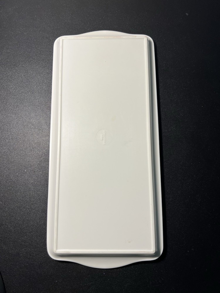 Home Essentials 1970s Café Bistrot Rectangular Melamine Tray, 15x7x1”