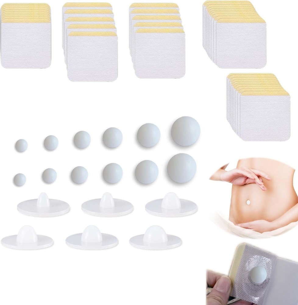 18 PC Belly Button Plug Belly Button Shaper Post Tummy and 30pc Breathable