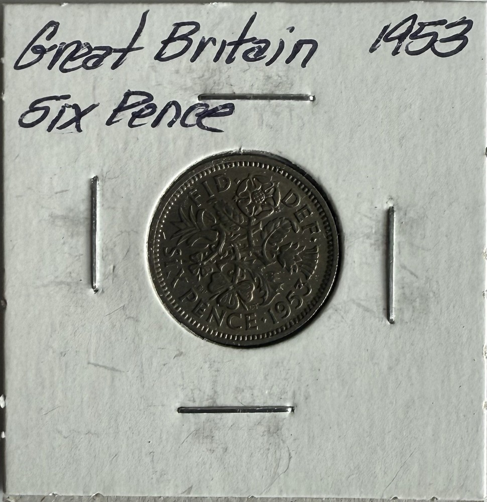 Great Britain 1953 Six Pence