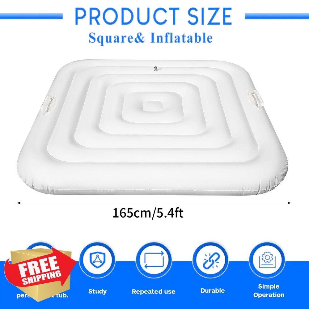 Inflatable Hot Tub Cover Energy Saving Windproof Protector