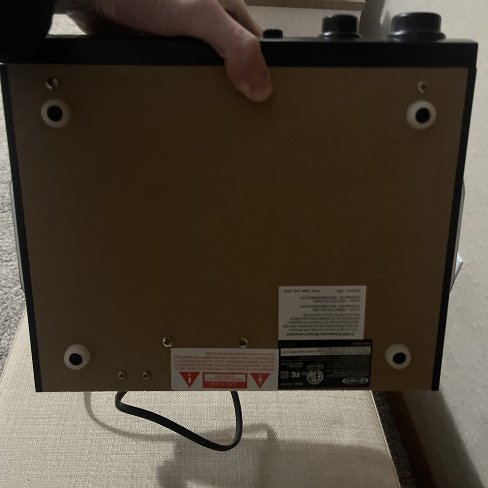 Jensen JTA-230 Turntable with Speaker - Black