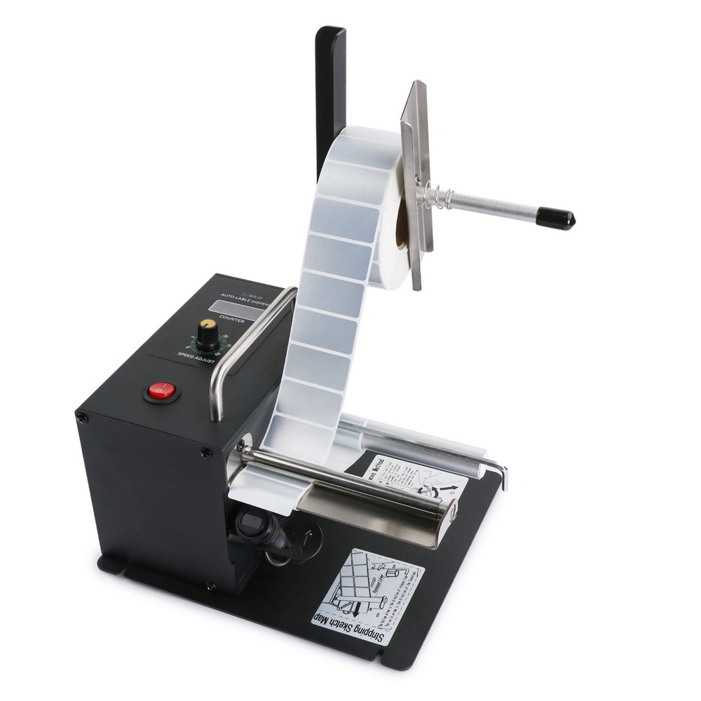 U.S. Solid Automatic Label Dispenser 4.52 in Width Translucent Labels Counter