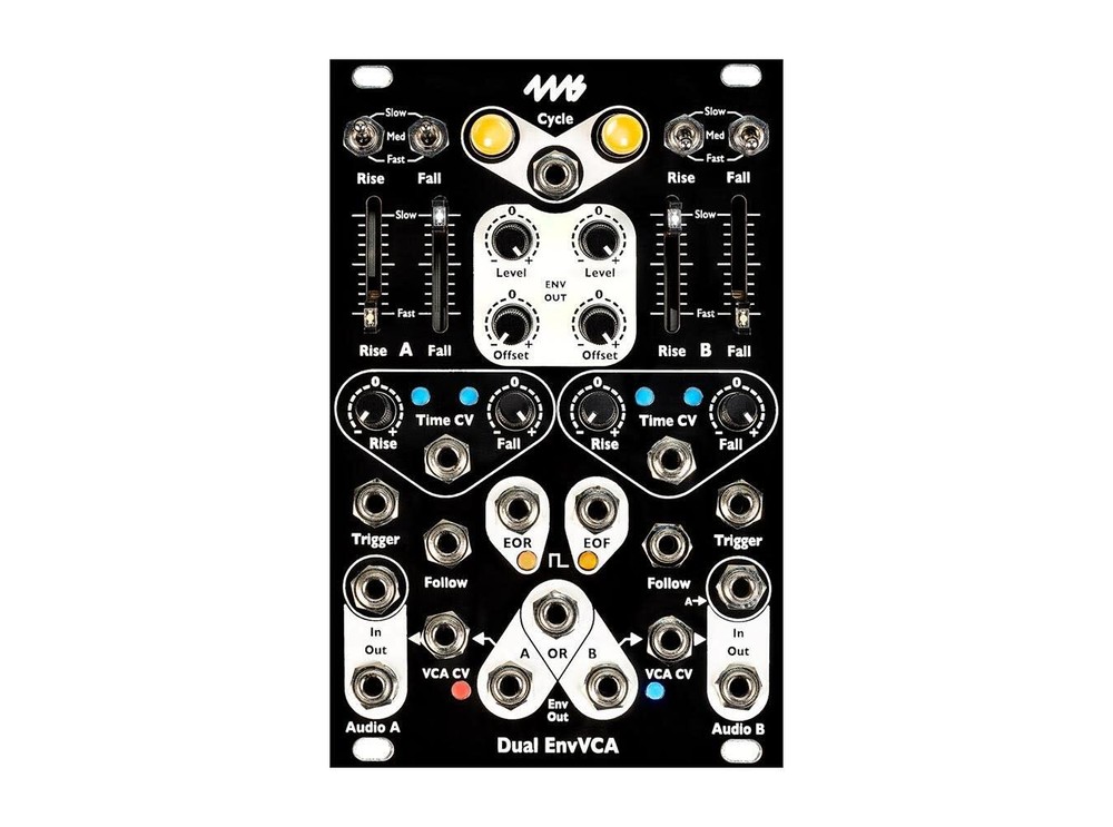 4MS Dual EnvVCA Dual Envelope + VCA Eurorack Module