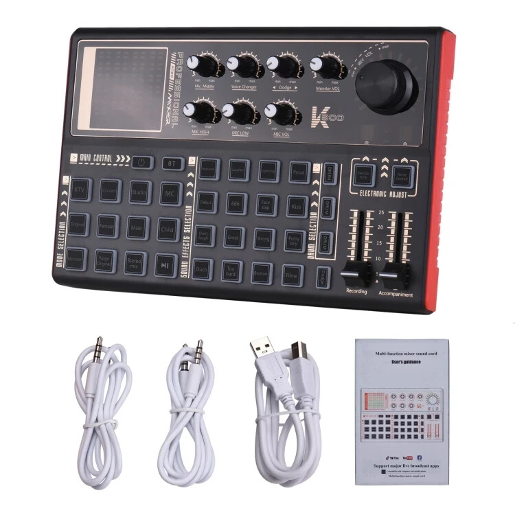 DJ Mixer Shaking Live Equipment Mobile Computer USB Multi-function Sound Card