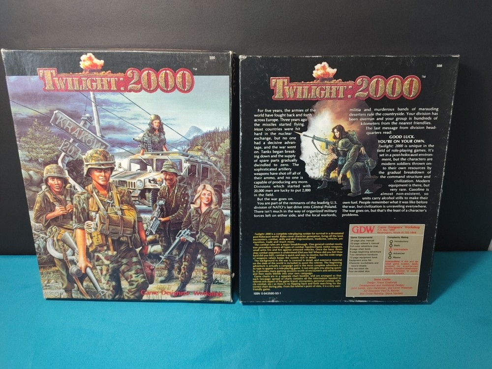 Twilight 2000 Role-Playing Game Bundle GDW 500 *Read Description*