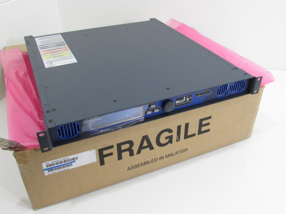 NEW Harris SYS-350-AC NetVx Video Networking System *Base Chassis*