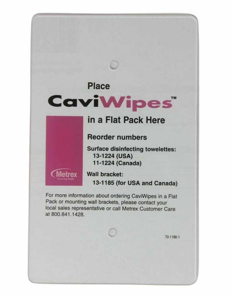 CaviWipes Flat Pack Wall Mount Bracket