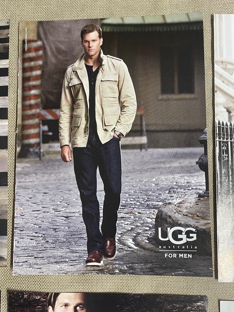 UGG Tom Brady magazine advertisement 8 Ads from 2012 Advertisements