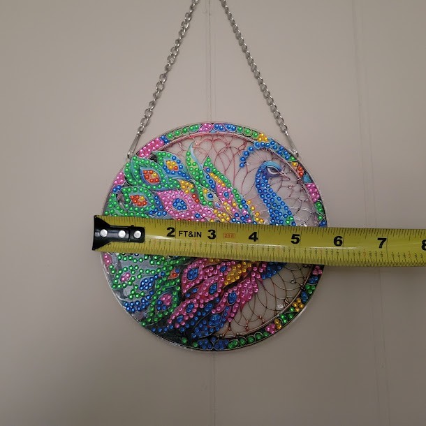 Peacock Diamond Dot Wall Hanging Decoration