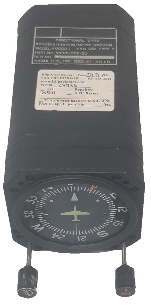 SIGMA-TEK 1U262 DIRECTIONAL GYRO