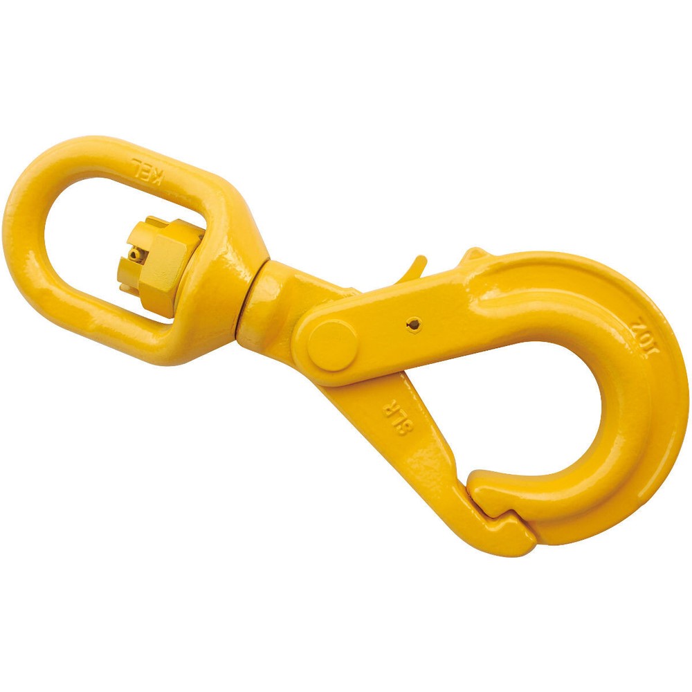5/8" Grade 80 Swivel Self Locking Hook