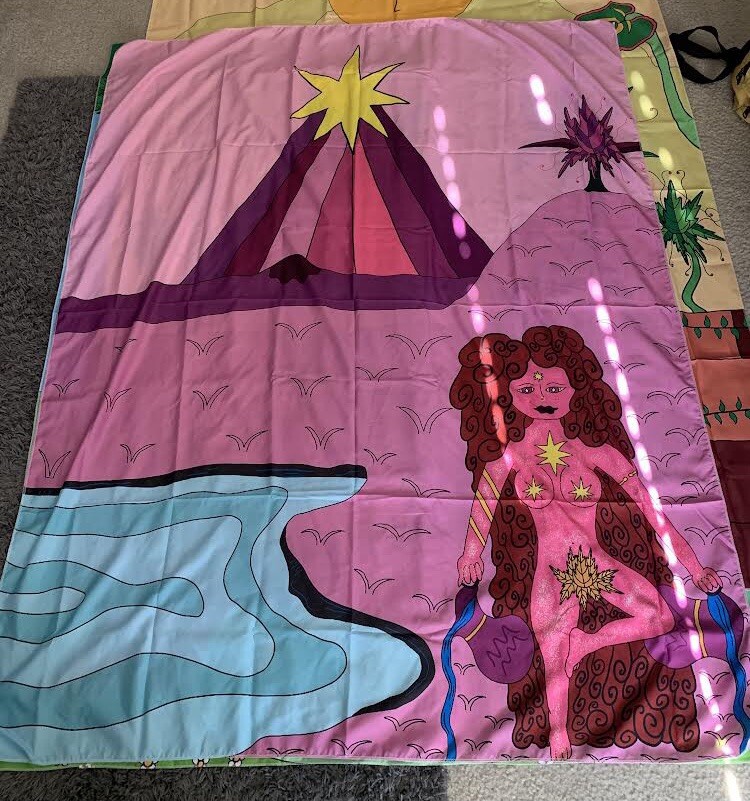 tapestry wall hanging - The Star Tarot