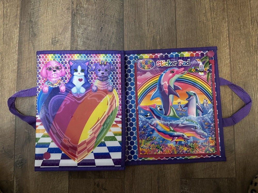 Bendon Lisa Frank Coloring & Activity Set with Fold Out Storage Case