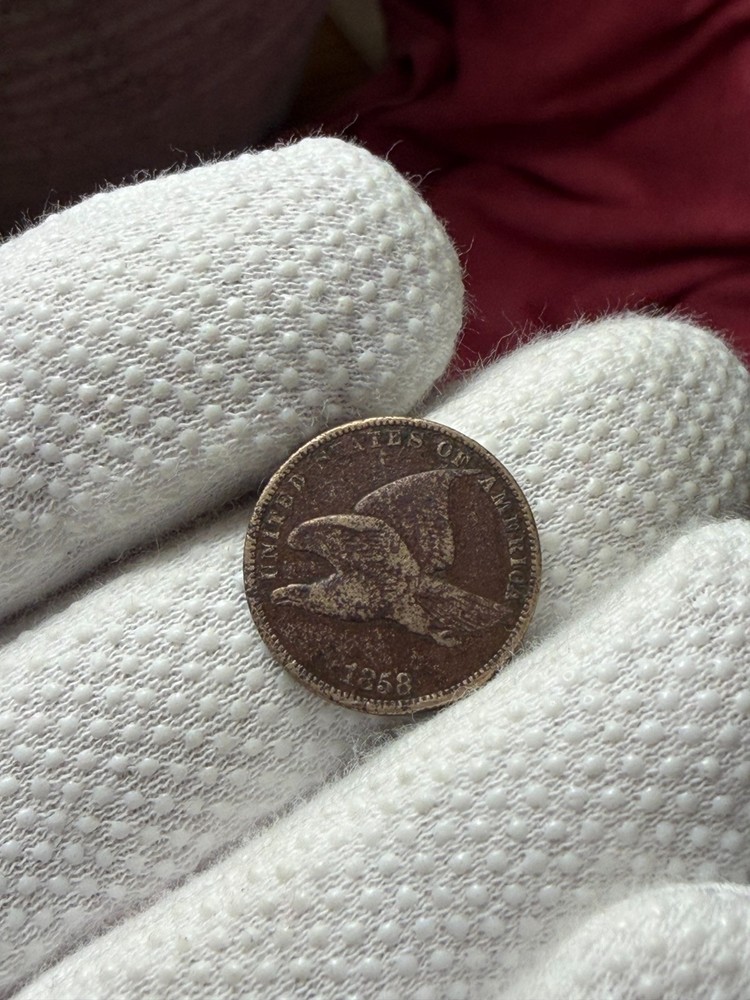 1858 Flying Eagle Small Letters US Type Coin