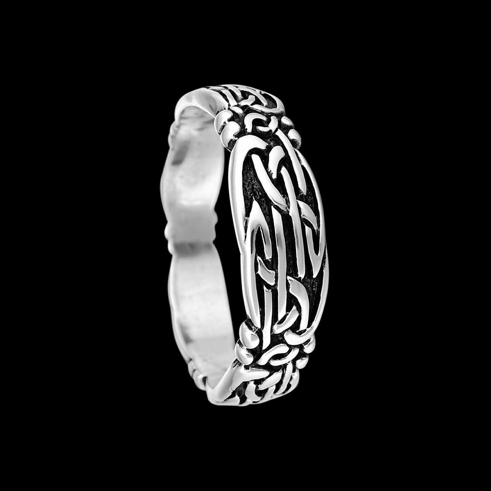 Size 5 - Tribal Ring, Silver ring, 925 Sterling Silver, Boho Bohemian Ring
