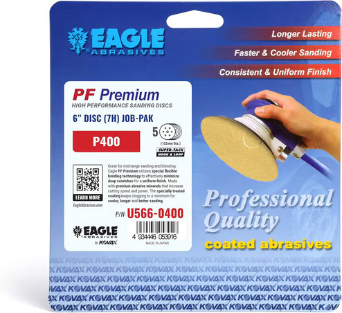 Eagle Abrasives 6” S-Tack Discs PF 7/H