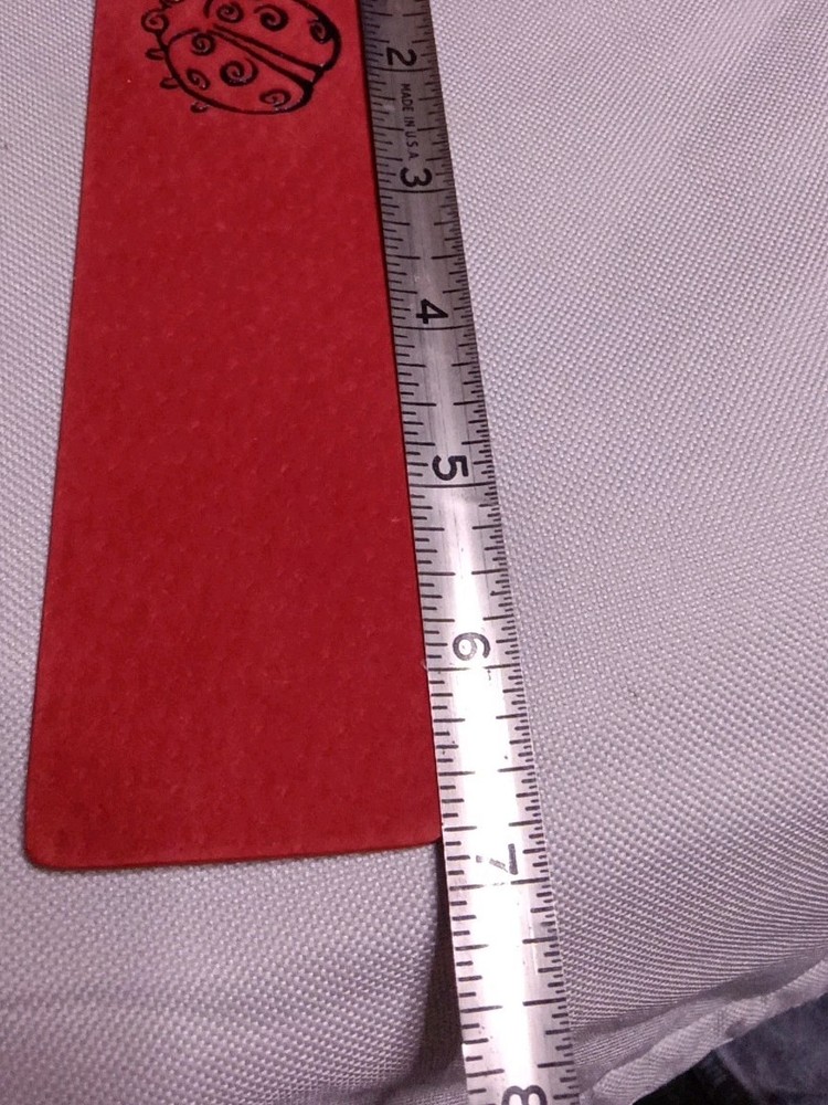 Leather Ladybug Bookmark VTG