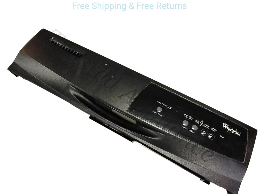 OEM Dishwasher Control Panel  W10290140 BLACK