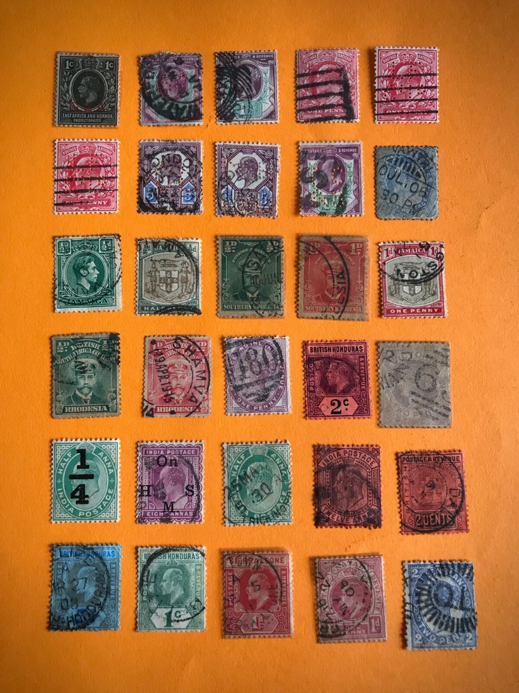 British colonies territories stamps