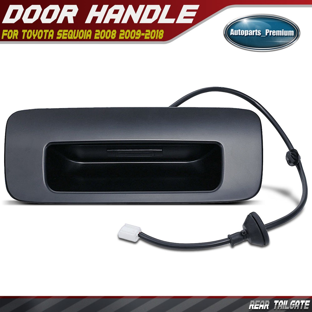 Primed Black Tailgate Handle for Toyota Sequoia 2008 2009 2010 2011 2012-2018