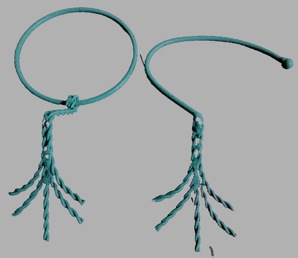 Solid green ivy leaf wall mount towel bar with screws