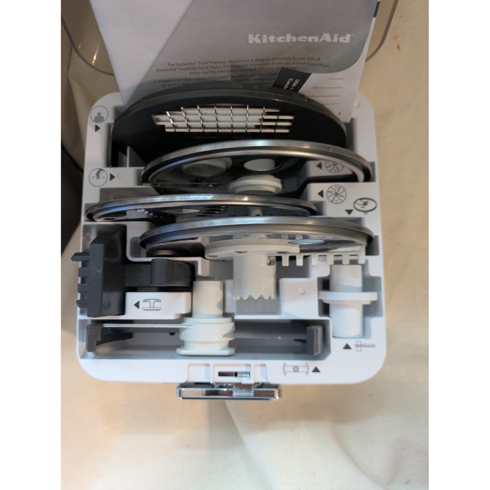KitchenAid Food Processor Attachment with Dicing Kit KSM2FPA Silver Stand Mixer