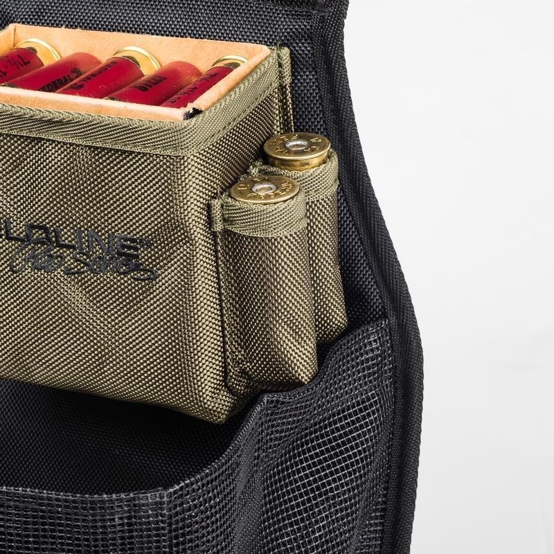 Large Trap Shooting Shell Pouch Adjustable Waist Belt Quick Release Mesh Pockets