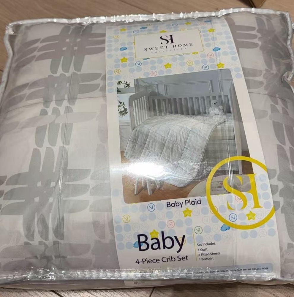 4-Piece Crib Bedding Set