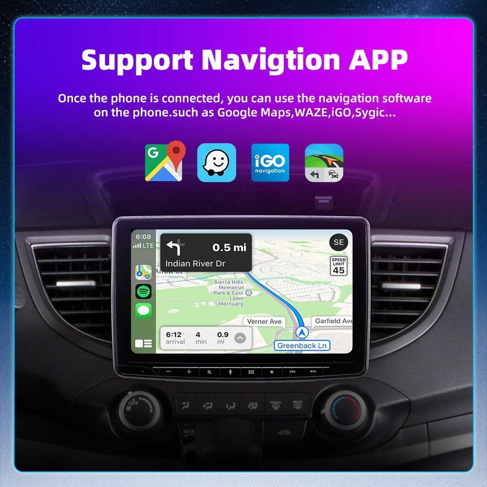 Mini Wireless CarPlay Adapter For Android Auto &Apple USB Car Dongle Connect Box
