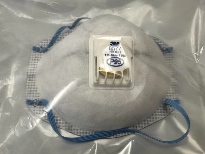 3M 8577 Particular Respirator With Valve Poly Bag 1 Each