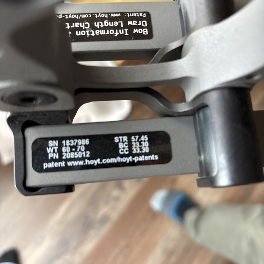 Hoyt Alpha Ax 2 29 Left Hand BARE BOW