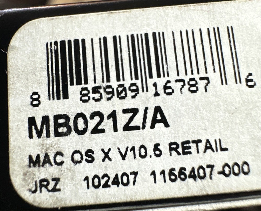 Apple Mac IS X Version 10.5 Leopard