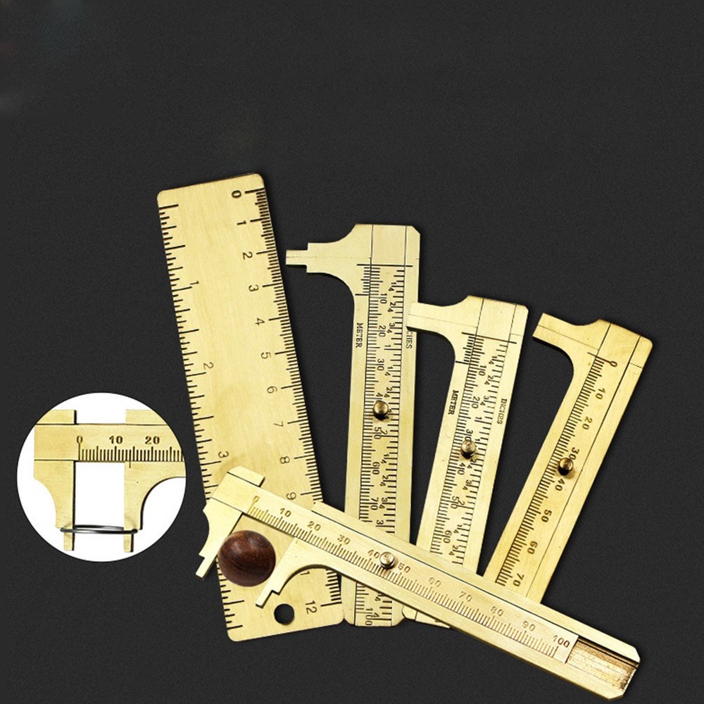 Gauge Digital Caliper Double Scale Brass Pocket Caliper