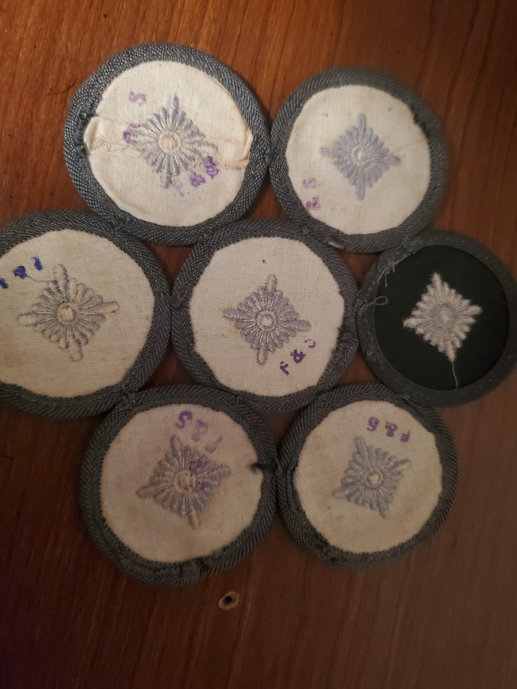 Original German Ww2 Unissued Rank Patches