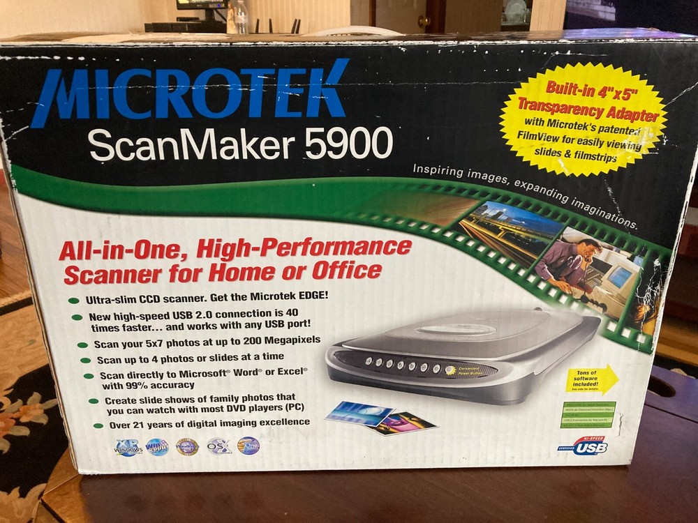 Microtek ScanMaker 5900 No Installation Disc.