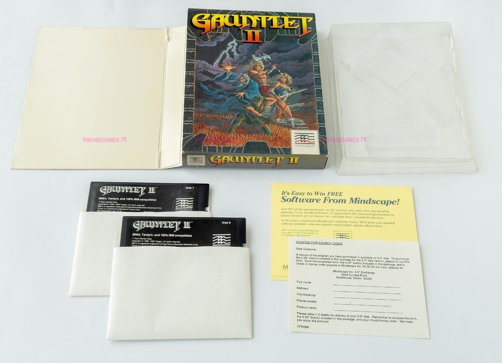 Gauntlet II - Mindscape - 1989 / IBM PC