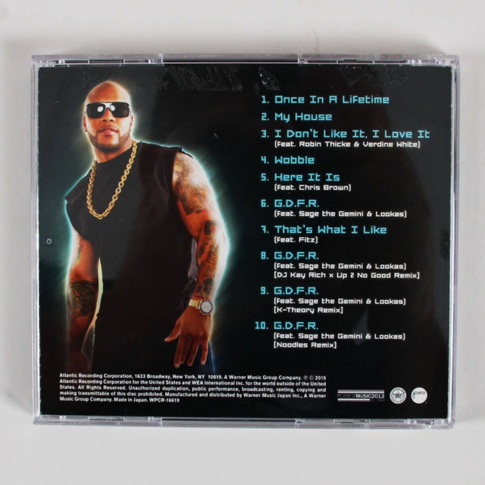 Flo Rida Signed CD My House - COA JSA