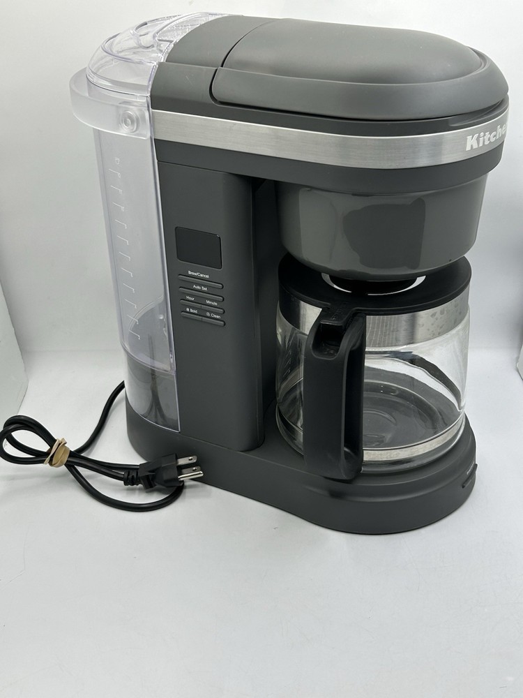 KitchenAid KCM1208DG Programmable 12 Cup Drip Coffee Maker, Matte Grey