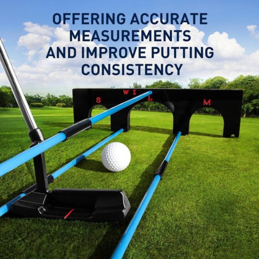 With Tour Aim, Golf Training Aid: 6 Alignment Sticks, 5 Swing Plane