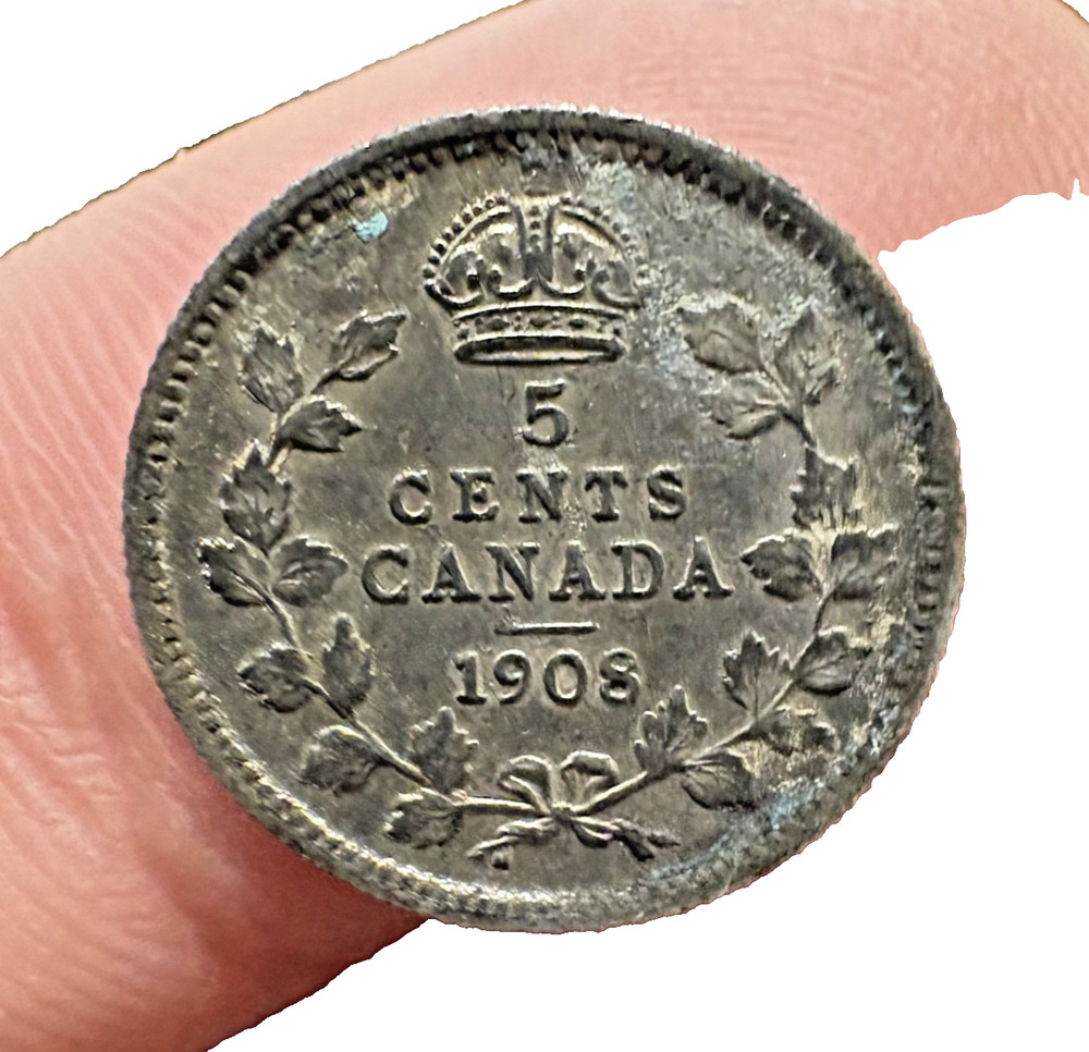 Canada 1908 5 Cents