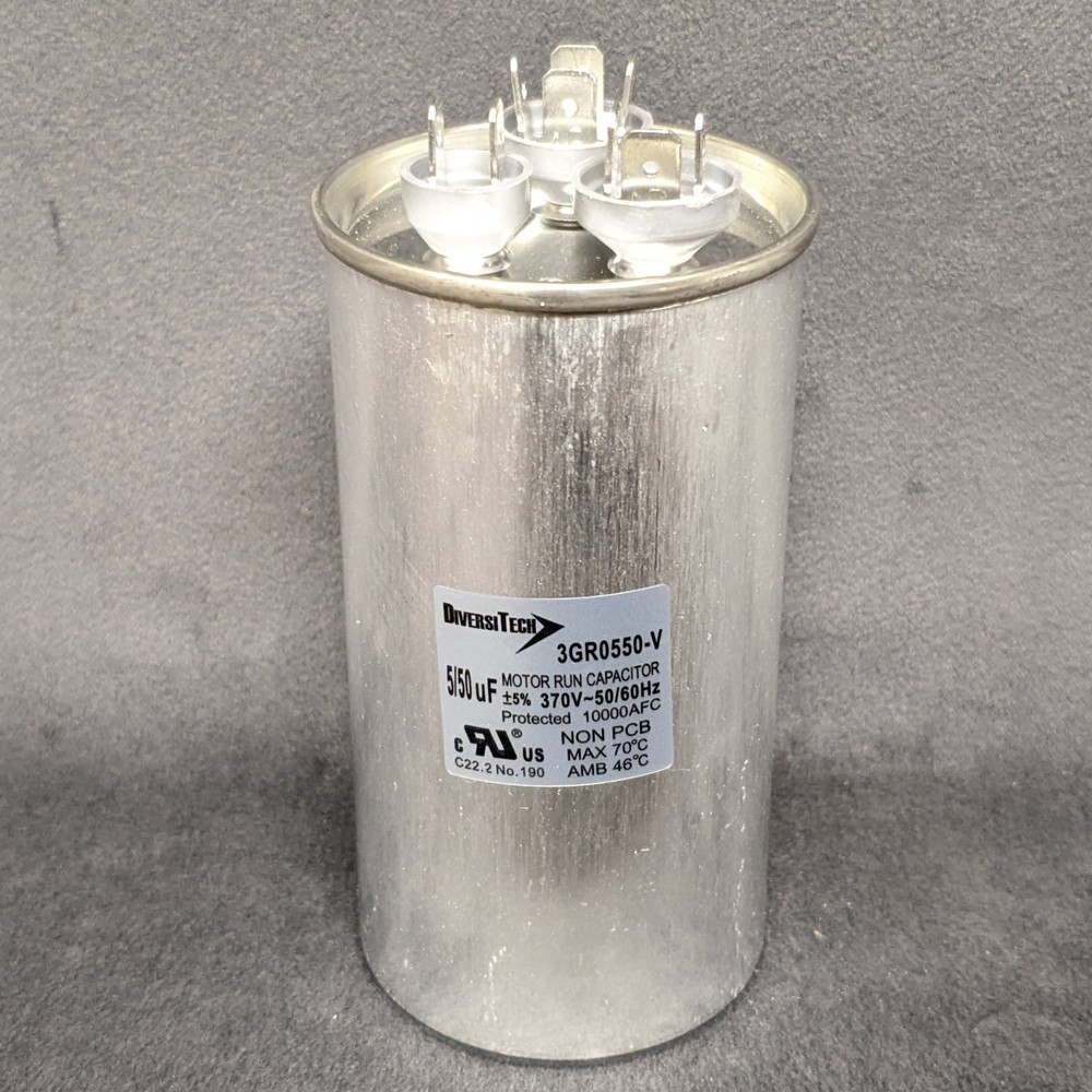 ~Discount HVAC~ DE-3GR0550 - Diversitech - Motor Run Capacitor - Round