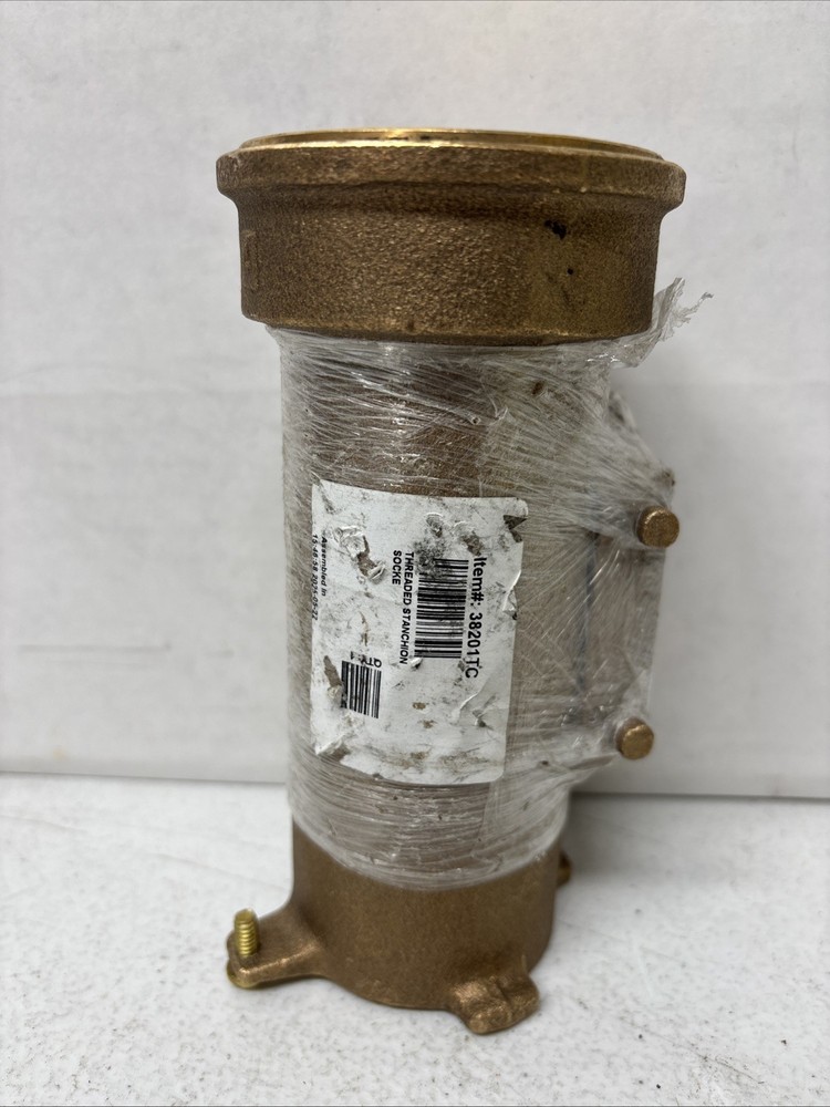 Pentair 38201TC Bronze Stanchion Anchor Socket W/ Threaded Cap OEM