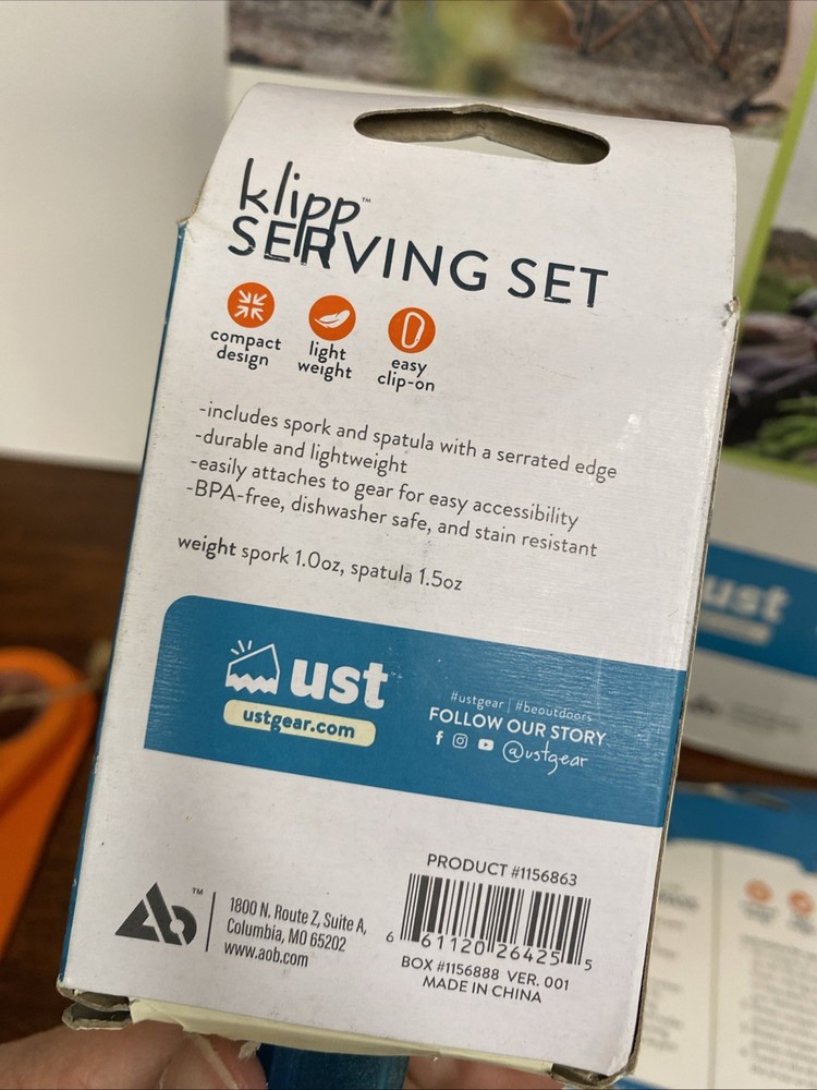 UST Camp Kit Dish Set, Serving Set, Compass, Sweep Set