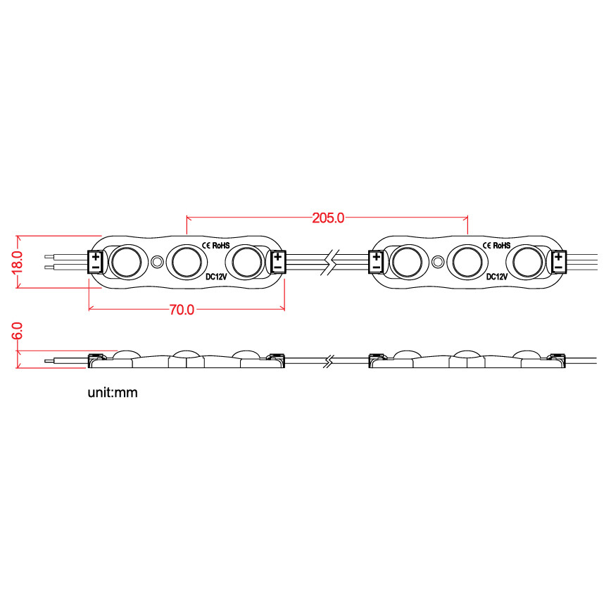 Signworld LED Sign Module (Pure White)