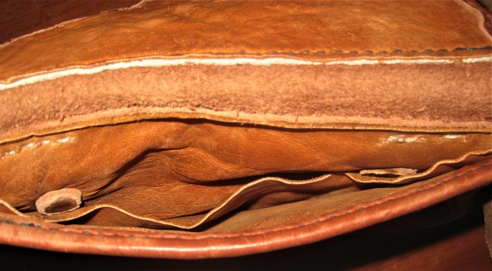 Leather Shooting Possibles Bag, Black Powder Muzzleloader Flintlock/Percussion 5