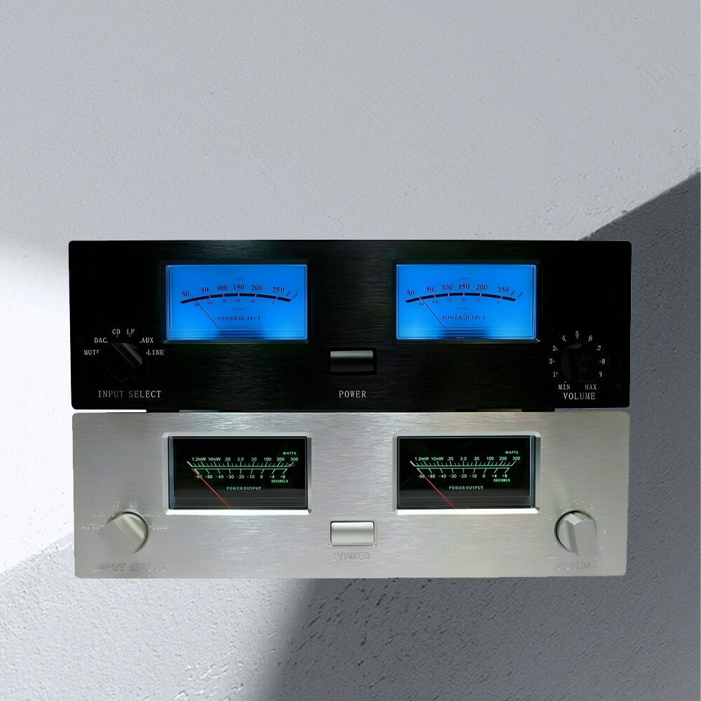 Durable TN90 VU Meter DB Level Header Audio Power Amplifier Chassis Backlight