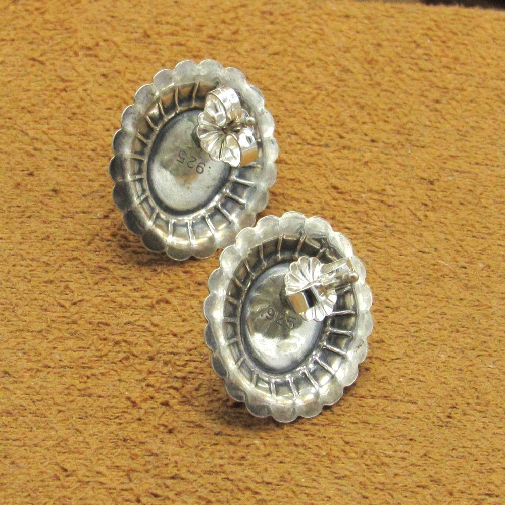 Classic Vintage Native American Style Turquoise Studs